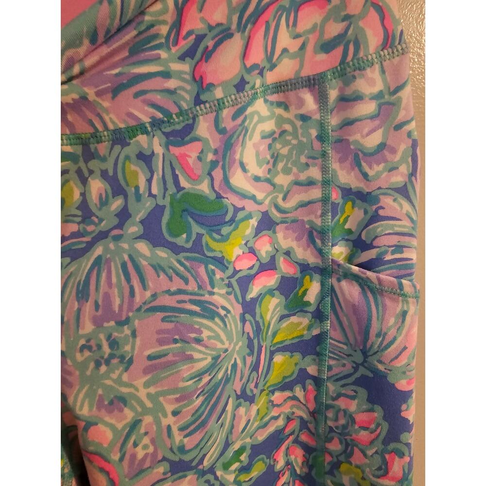 Lilly Pulitzer Luxletic Weekender Leggings "In Full Bloom s large WP62 - Picture 3 of 5